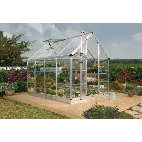 Palram Silver Snap and Grow 6ft. x 8ft. Greenhouse