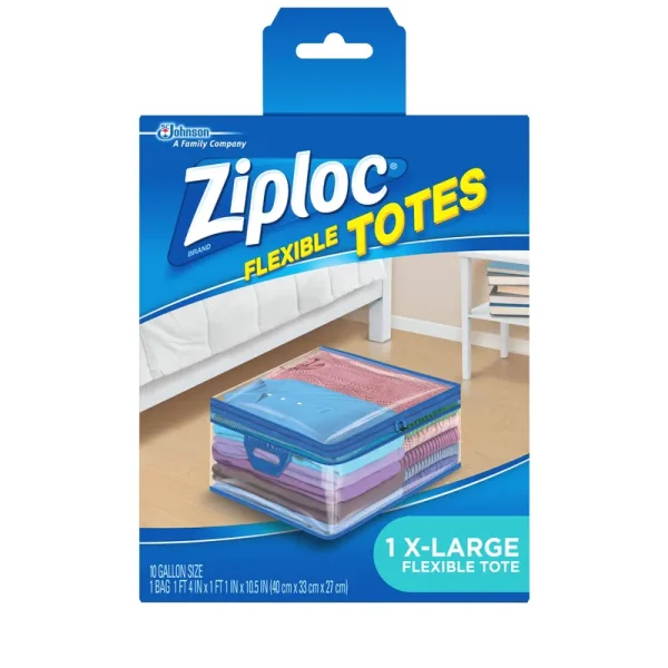 Ziploc Flexible Tote, 10 gal, Extra Large
