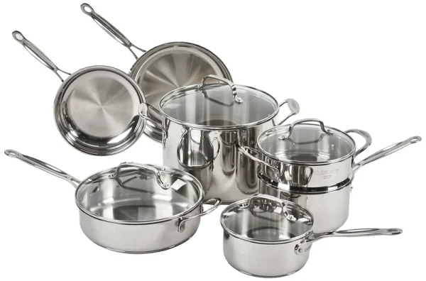 Cuisinart 77-11g Chef's Classic Stainless 11-Piece Cookware Set