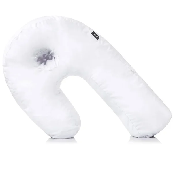 DMI Body Pillow, Side Sleeper Pillow and Pregnancy Pillow with Contoured Support for Neck, Back, Hip, Joint Pain and Sciatica Relief with Removable