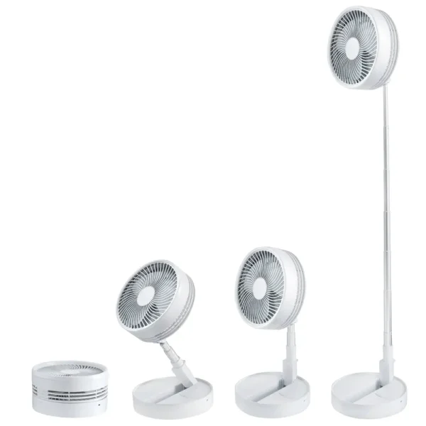 My Fold Away Rechargeable Fan, Floor Fan & Table Fan, 2 in 1
