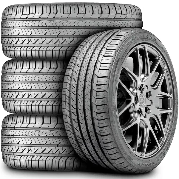 Set of 4 Goodyear Eagle Sport All - Season 245/40R18 93W High Performance a/S Tires