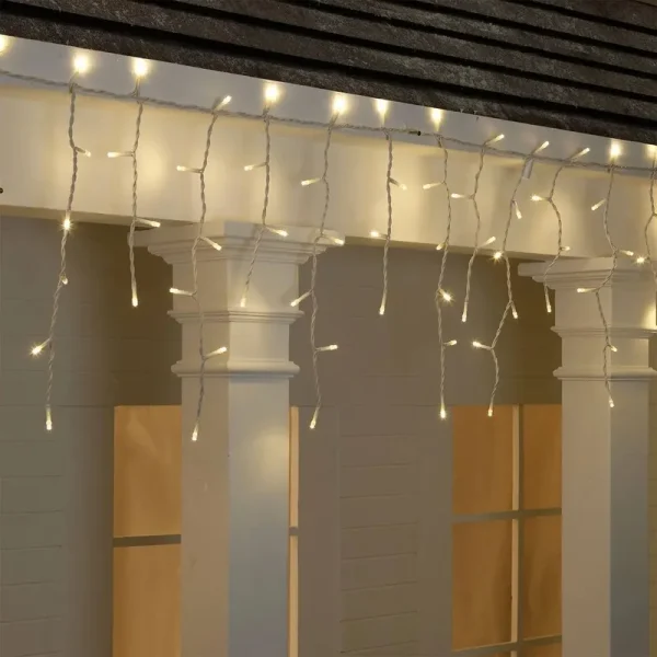 Member's Mark Micro LED Icicle Lights, Warm White (300 Count)