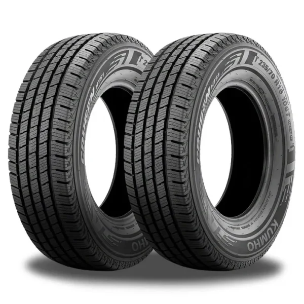 Set of 4 Kumho Crugen HT51 215/70R15 98T All-Season Tires 70000 Mileage, 3PMSF Rated 2234903 / 215/70/15 / 2157015