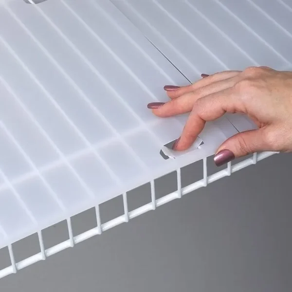 ClosetMaid Shelf Liner 96-in x x 16-in White Plastic Shelf Liner