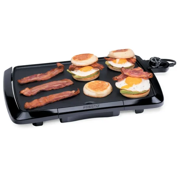 Presto 07047 Cool Touch Electric Griddle, Black, 16-inch