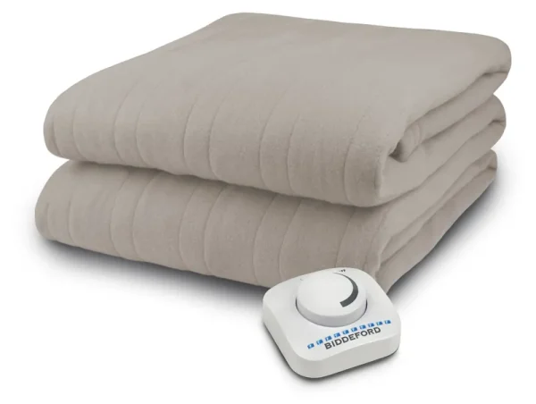Biddeford Linen Electric Heated Blanket Bedding - Full Each