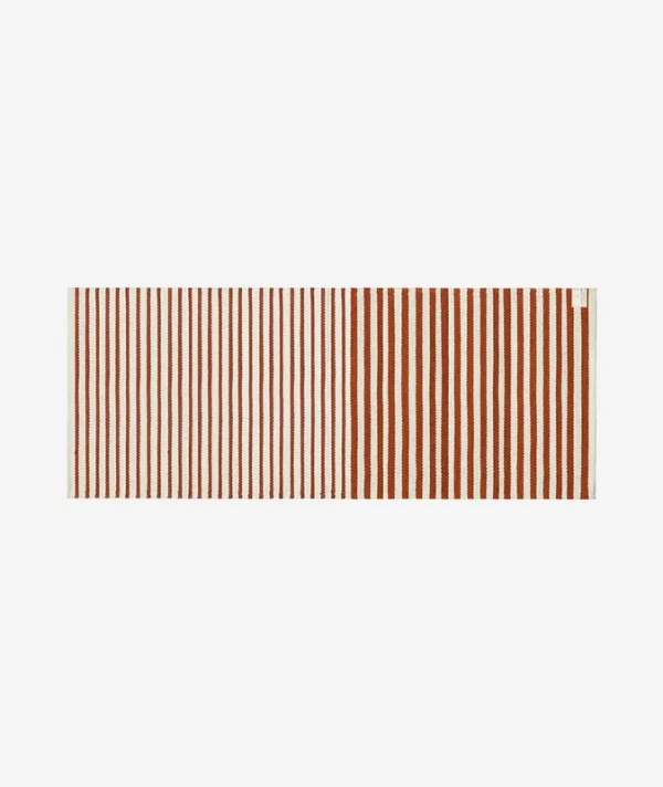 Ojai Clay | Orange Cotton Bath Rug | Quiet Town 56" x 22"