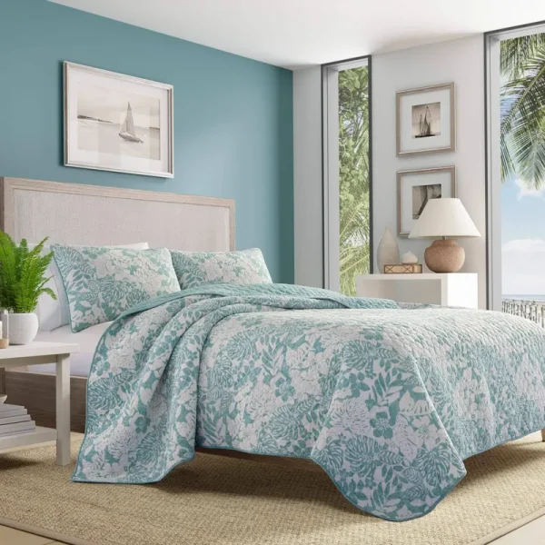 Tommy Bahama Laguna Beach Quilt Set (Full - Queen - 3 Piece)