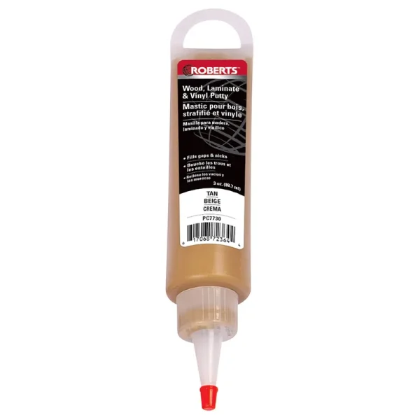 Roberts 3 oz. Tan Wood, Laminate and Vinyl Putty