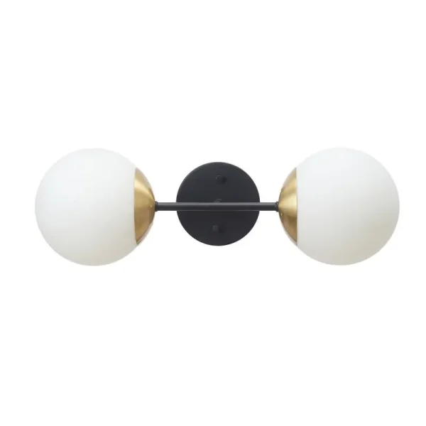 Globe Electric 51726 Celestia 2 Light 20 inch Wide Vanity Light - Black