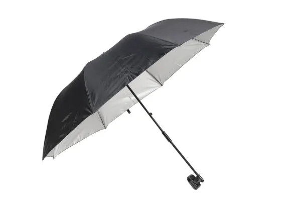 Ozark Trail Chair Umbrella with Clamp, Black, Large 42 inchx42 inch (Chair Is Not Included), Adult Use, Size: Regular