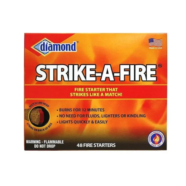 Strike-A-Fire Strikes Like A Match Fire Starters - 48 ct
