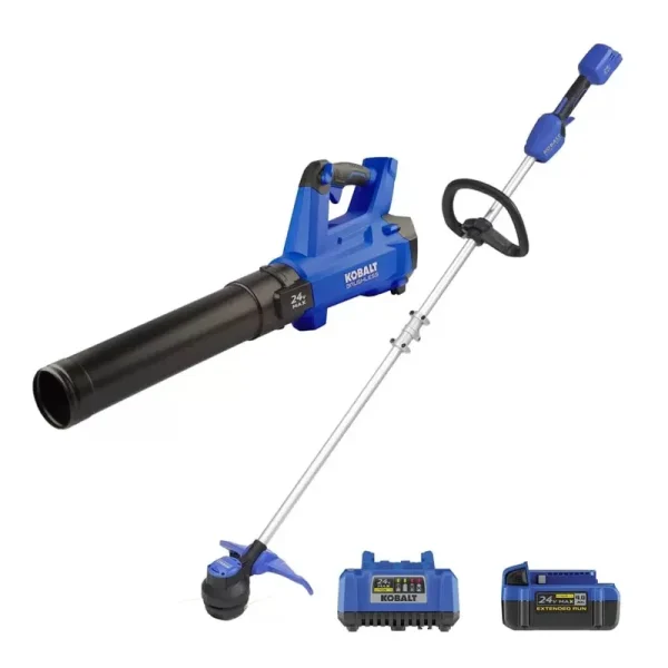 Kobalt 2-Piece 24-Volt Max Cordless Power Equipment Combo Kit