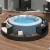 Round Spa Frame-Beige