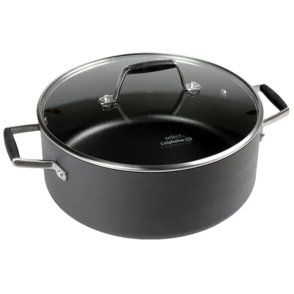 Calphalon Select 5-Quart Hard-Anodized Dutch Oven with Cover