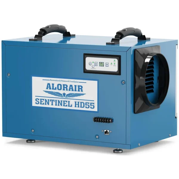 AlorAir | Sentinel HD55-Blue Dehumidifier | 113 Pint with Drain Hose