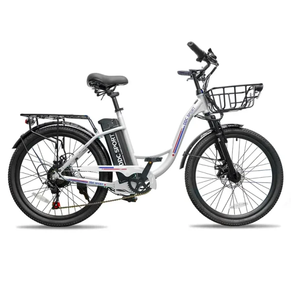 24 in Cruiser Electric Bike, E - Bike for Adults, Ebike with 960WH Removable Battery, Step Through Ebike for Women Men, City Electric Bicycle, for City Commute