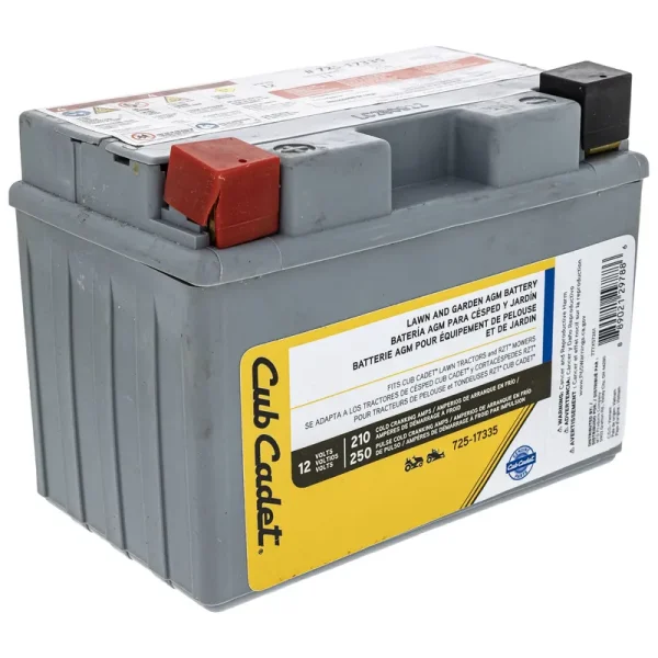 Cub Cadet 725p17335 Battery 210CCA 11AHR 50 42 ZTXS6 ZTXS5 ZTXS4 Ztx6
