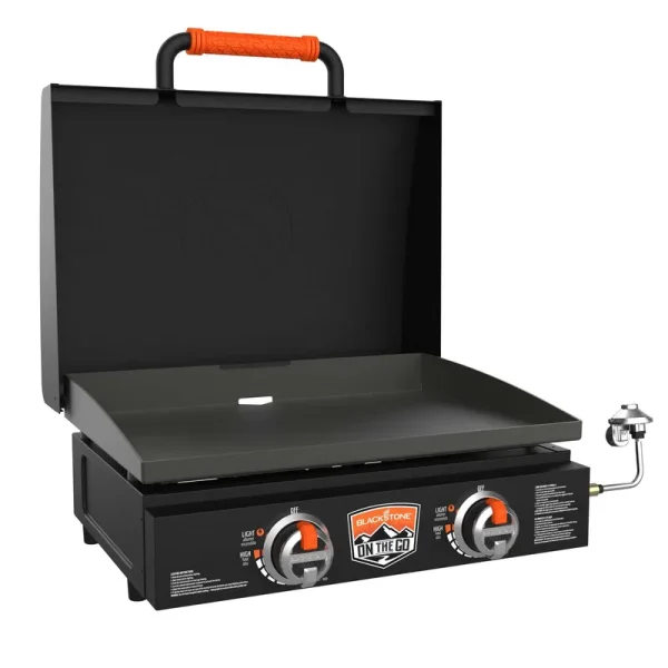 Blackstone 1968 on The Go Tabletop Griddle with Hood - 22"