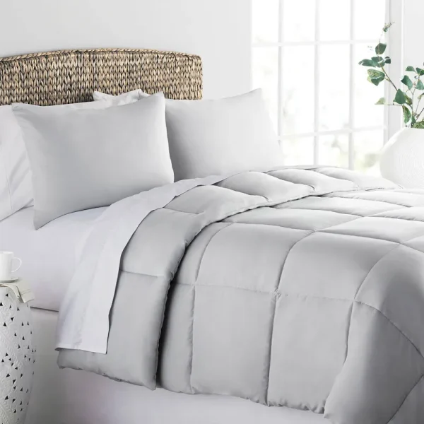 Member's Mark Down Alternative Comforter Set Full/Queen Silver