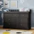 56.5''Black 7 Drawers