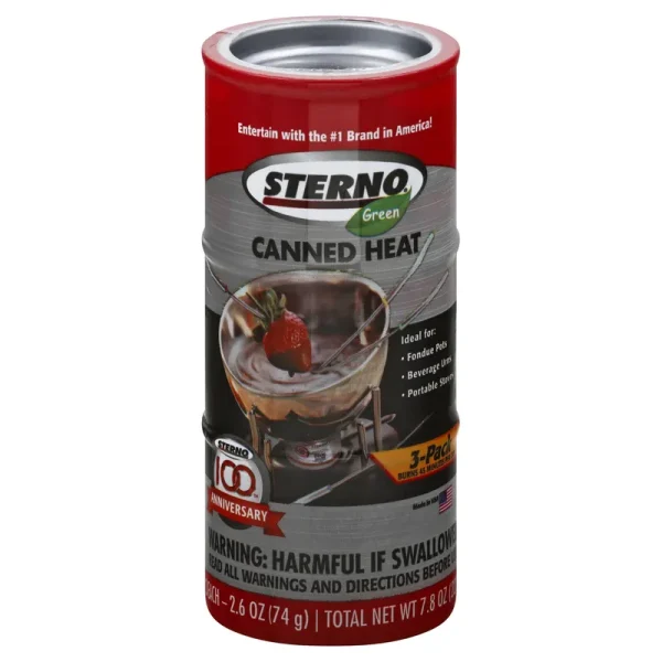 Sterno Green Canned Heat, 3-Pack - 3 pack, 2.6 oz cans
