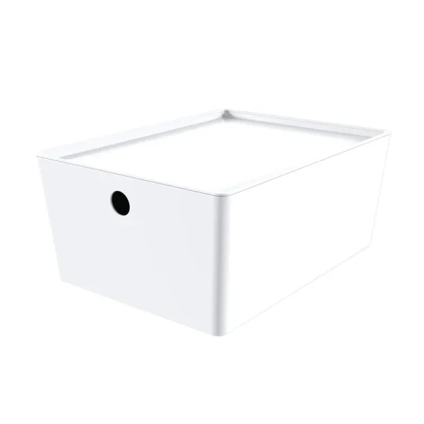 Mainstays Large Lidded Storage White