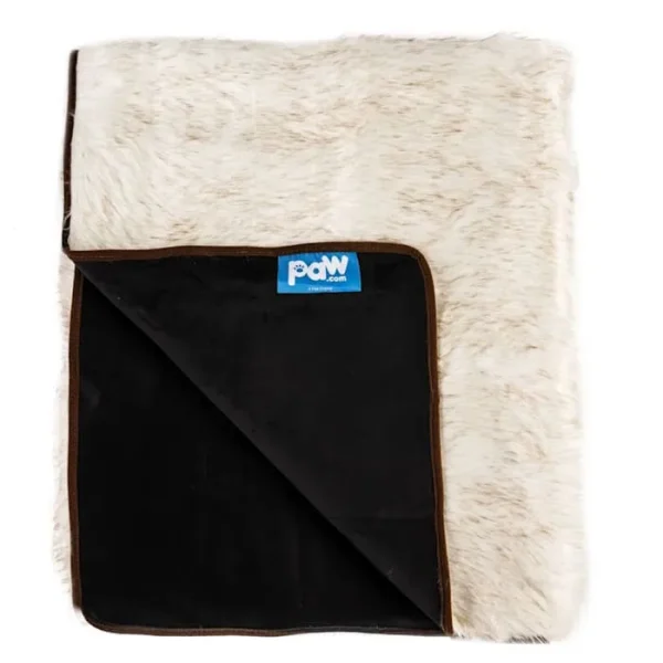 Paw Brands PupProtector Waterproof Throw Blanket for Dogs, 80" L x 62" W, White
