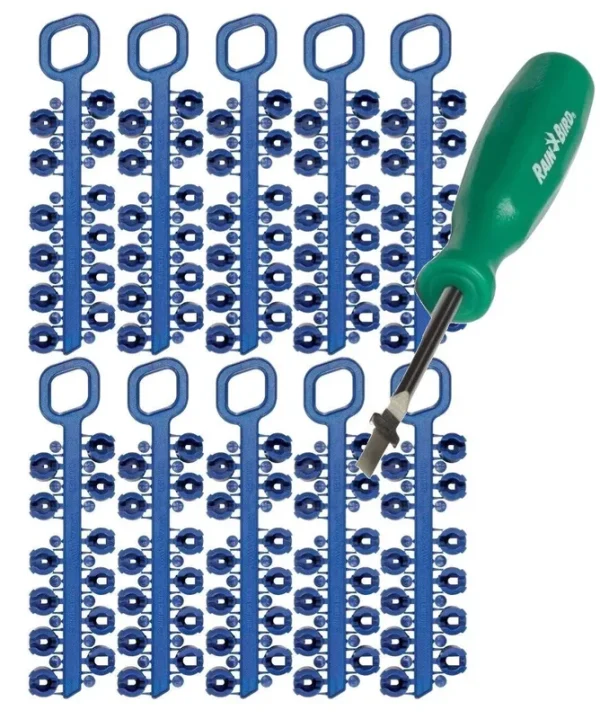 Rain Bird 5000 Series Rotor Nozzles 10 Pack: 5000RCTREE 5000 5004 4252NZLPK, 42sa+, 52sa, 42SA Series Nozzle Trees Bundle with ROTORTOOL Screwdriver