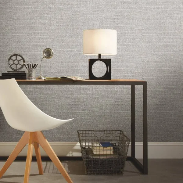 Hayley Tweed Peel & Stick Wallpaper Joss & Main Color: Gray