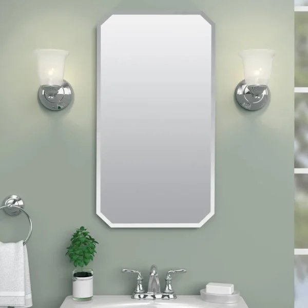 House of Hampton 9CA1B02681D047B2A8644D99470F7E5A Danieljames Recessed Frameless Medicine Cabinet Orientation: Left, Size: 30.5" H x 16.5" W x 4.5"