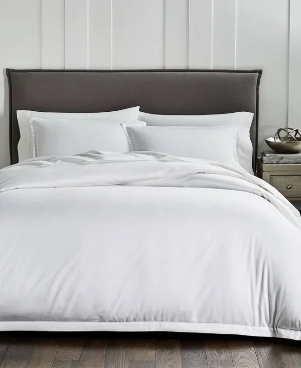 Hotel Collection 680 Thread Count 3-Pc. Duvet Cover Set King Created for Macy's - White