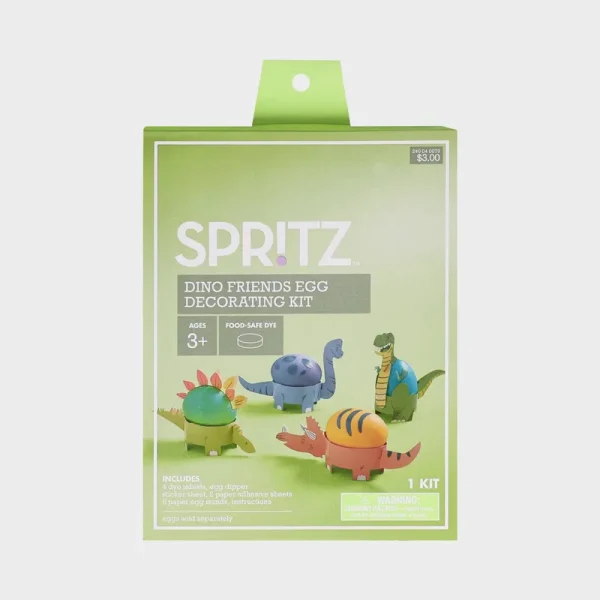 Dino Friends Easter Egg Decorating Kit 16pc - Spritz
