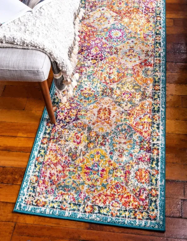 Unique Loom Penrose Blake 6' Runner Rug Multi