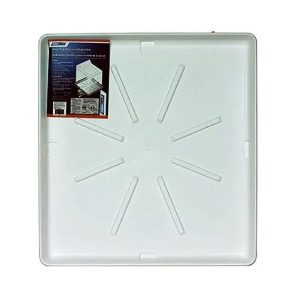 Camco Washing Machine Pan 30" X 32" - White