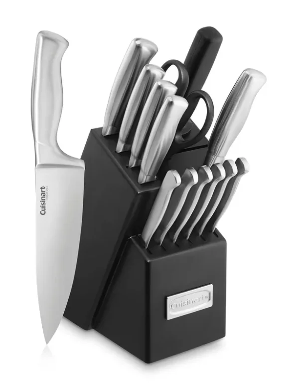 Cuisinart 15 Piece Stainless-Steel Hollow Handle Block Set