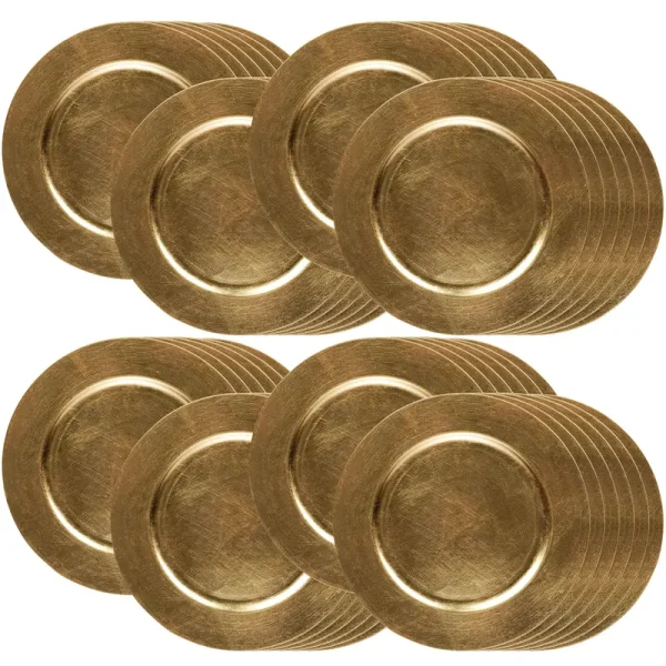 Ashland Gold Chargers - 6 ct
