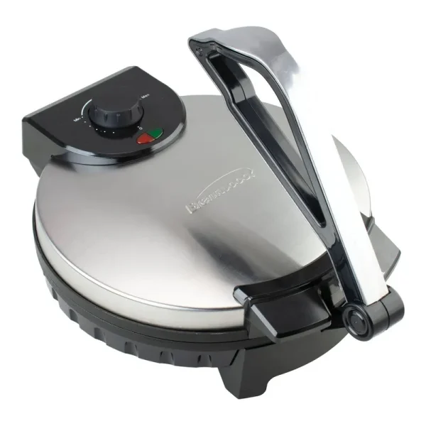 Brentwood 12" Stainless Steel Nonstick Electric Tortilla Maker