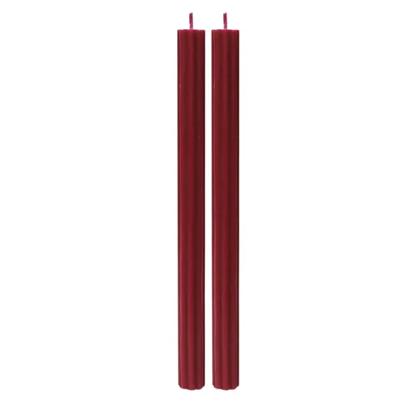 Better Homes & Gardens Unscented Taper Candles - Red - 11 in