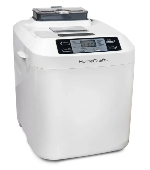 Homecraft Hcpbmad2wh 2 lb. White Bread Maker with 12-Settings