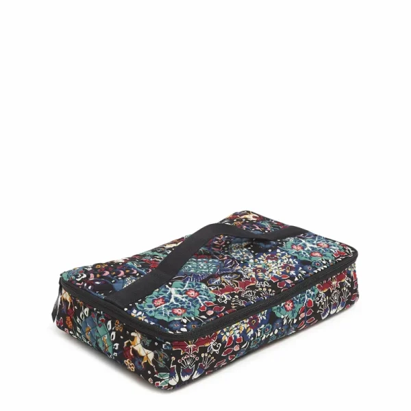 Vera Bradley Casserole Carrier Women in Enchantment Black/Blue