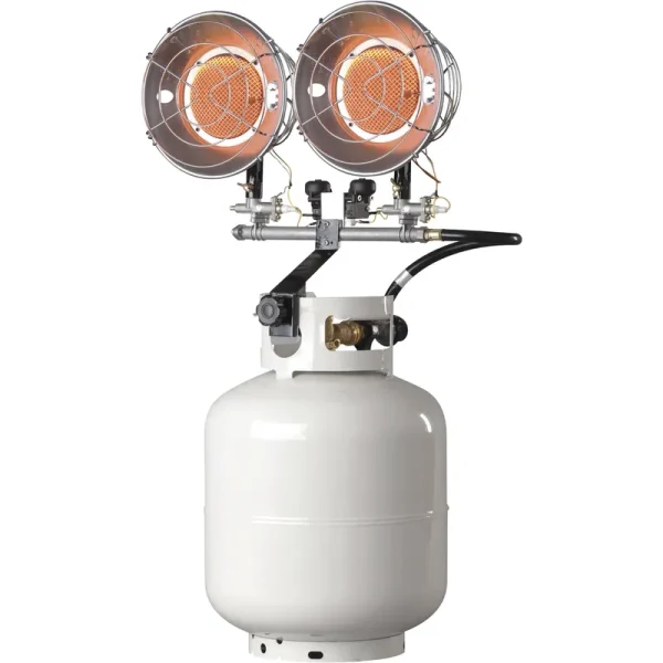 Mr. Heater Tank-Top Propane Heater - Double Burner, 30,000 BTU, Model SRC30T