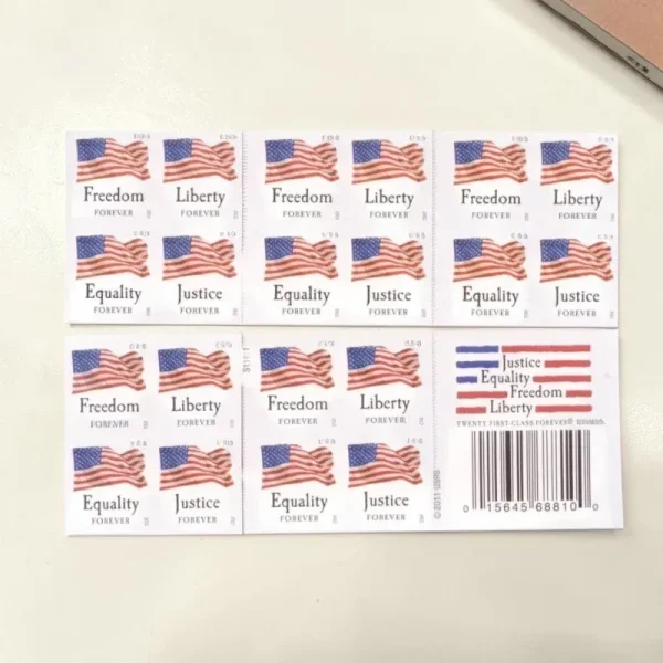 2012 US Flag First Class -Forever Postage Stamps Letters and Packages