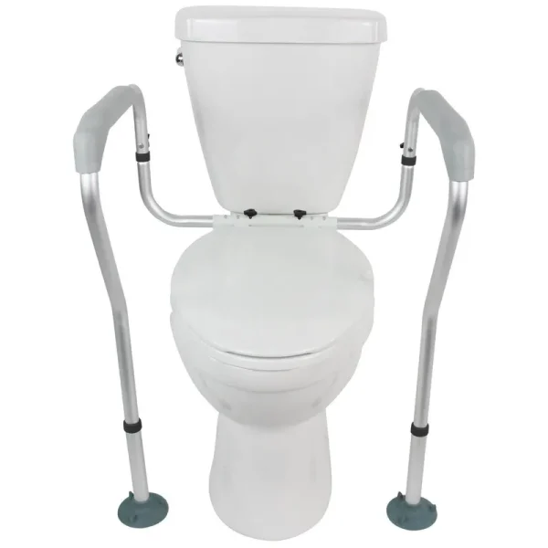 Vive Toilet Rail Bathroom Safety Frame for Elderly Handicap and Disabled
