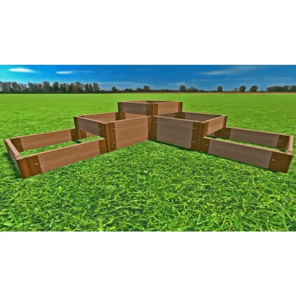Frame It All TOOL - FREE CLASSIC SIENNA 'Yosemite Falls' 6' X 6' X 22" RAISED GARDEN BED