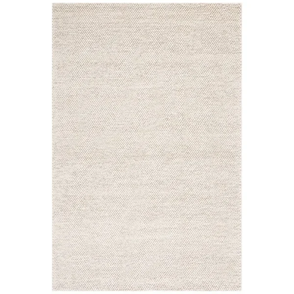 Almus Solid Color Handmade Tufted Wool Area Rug in Beige/Ivory Beachcrest Home Rug Size: Rectangle 2' x 3'
