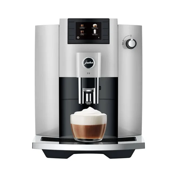 Jura E6 Automatic Coffee Machine - Platinum