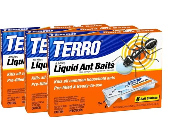 Terro Prefilled Liquid Ant Killer II Baits 3-Packs of 6 Baits Each