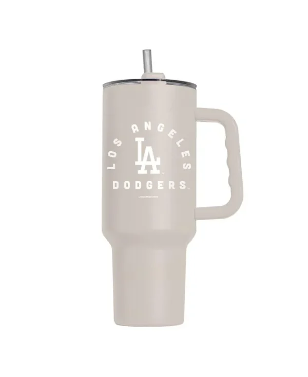 Logo Brands Los Angeles Dodgers 40 oz Sand Logo Brand Tumbler - Multi